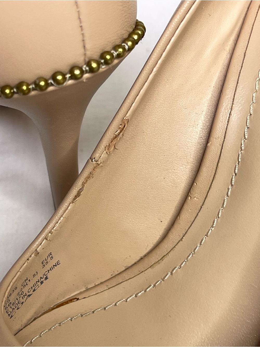 Coach Women’s Waverly Beachchain Pumps in Neutral Beige - Picture 11 of 14